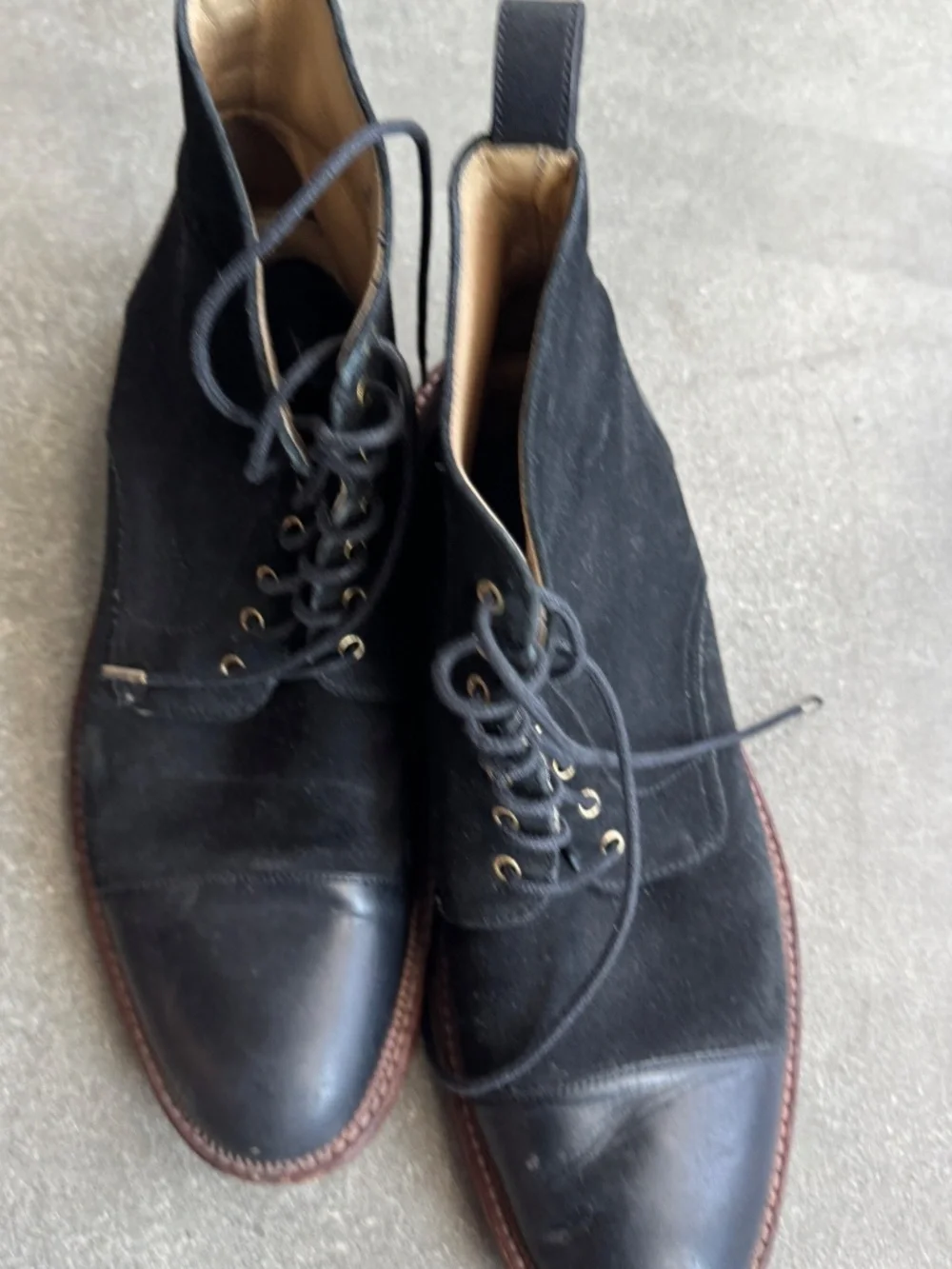 Black Taft Jack Boots, Size 42